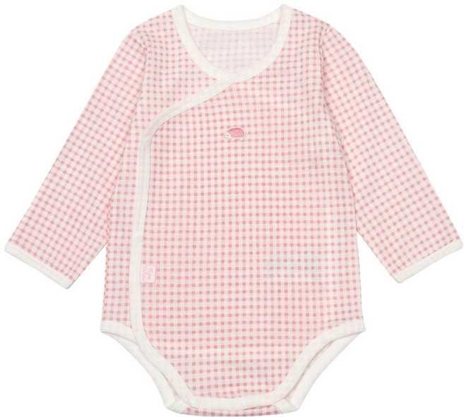 타티네쇼콜라 유아용 G엘 체크 면 배냇슈트