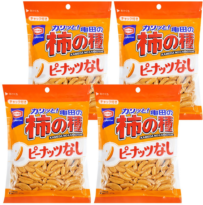 龜田製菓 柿之種 柿種米果, 100g, 4個