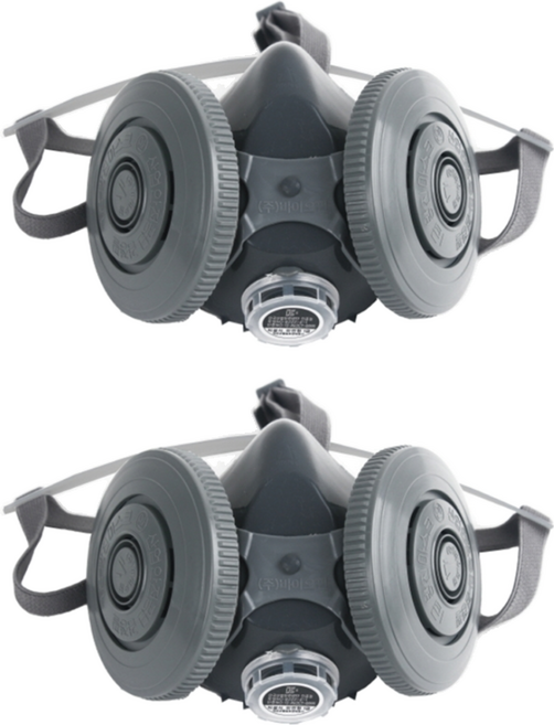 국제안전물산 1급 방진마스크 B222-4, 2개, 혼합색상