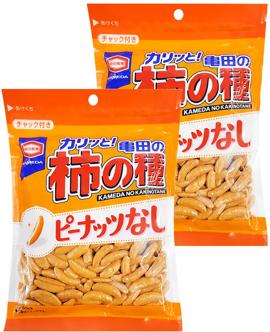 龜田製菓 柿之種 柿種米果, 100g, 2個