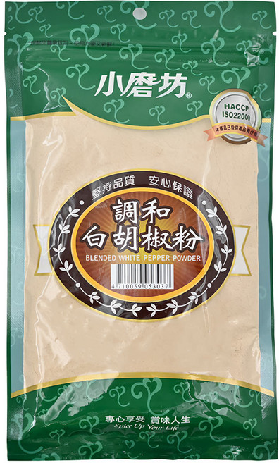 小磨坊 調和白胡椒粉, 200g, 1包