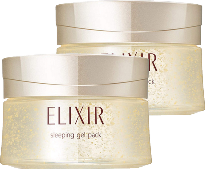 ELIXIR 怡麗絲爾 彈潤睡眠面膜 夜間修護保濕 膠原蛋白彈力緊緻, 105g, 2罐