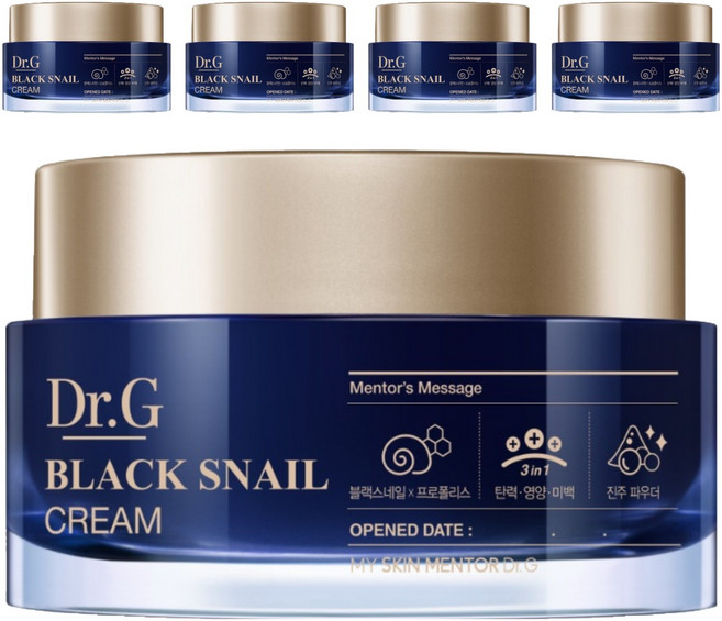 닥터지 블랙 스네일크림, 50ml, 5개