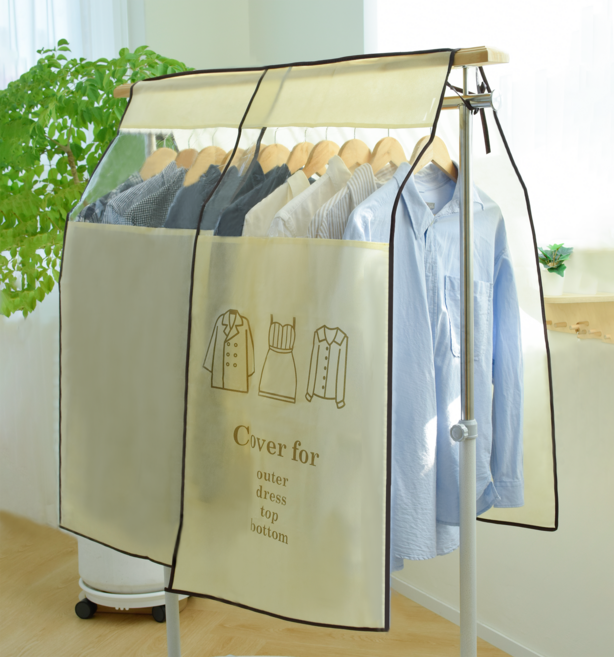 솔브리빙 의류 행거 먼지 옷커버, 1개입, 1개
