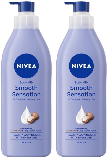NIVEA 妮維雅 絲滑瑩亮乳液, 400ml, 2瓶