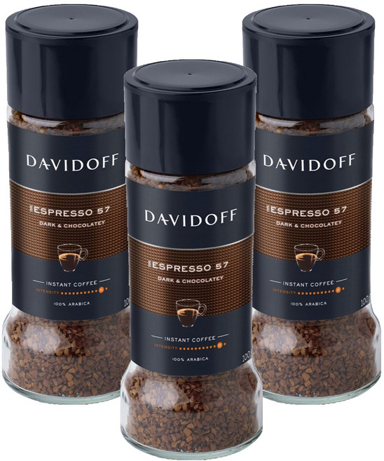 다비도프 카페 에스프레소 57 원두커피믹스, 100g, 1개입, 3개