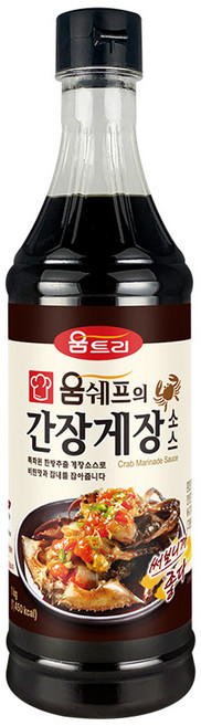 움트리 움쉐프의 간장게장소스, 1kg, 1개
