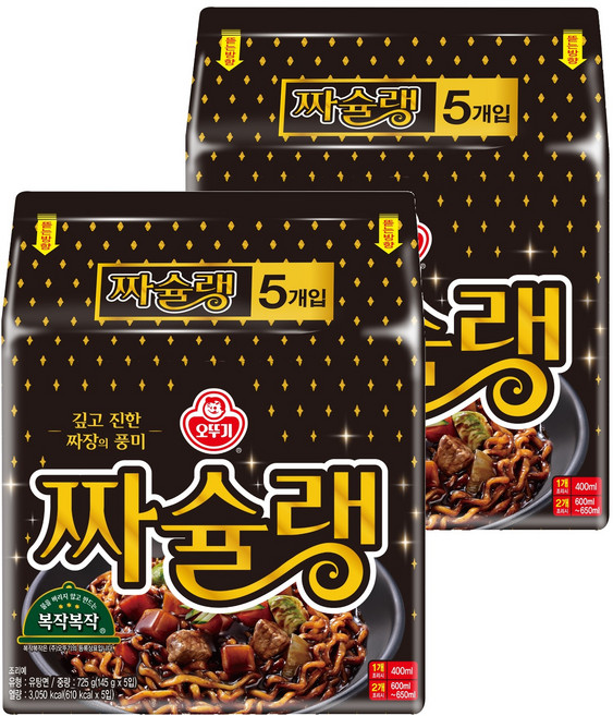 오뚜기 짜슐랭 145g, 10개