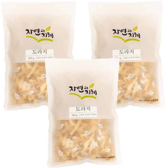 자연의지혜 도라지차, 400g, 1개입, 3개