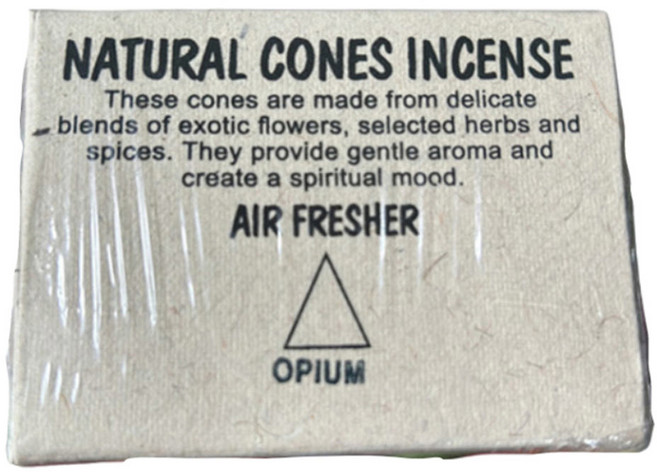 尼泊爾 LOTUS 天然手工香薰塔香 25個 附香座, 蝴蝶夫人 OPIUM, 1盒
