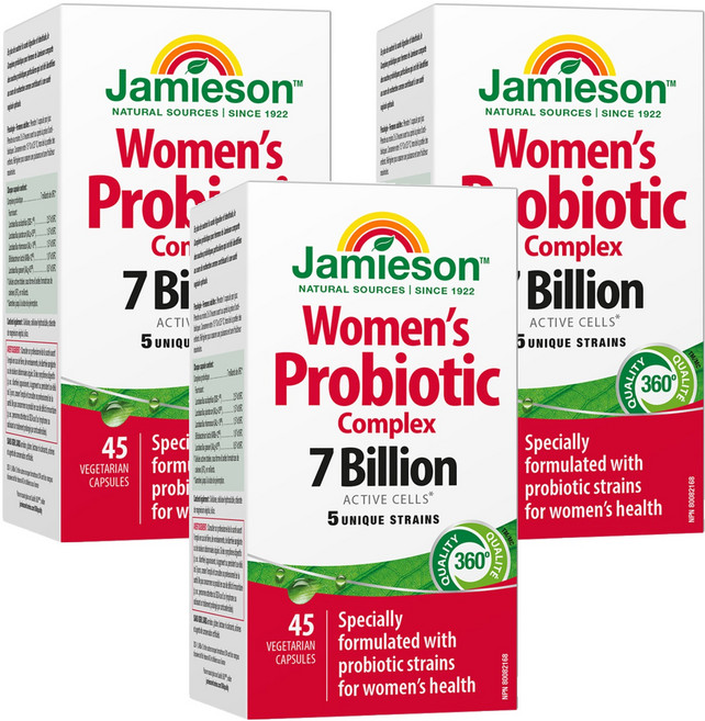 Jamieson 健美生 淨美舒女性專用益生菌膠囊, 45顆, 3盒