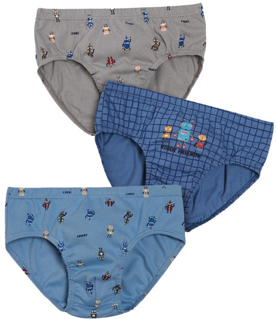 크리켓 트라이 남아용 삼각 팬티 3종 세트 CBPDG51