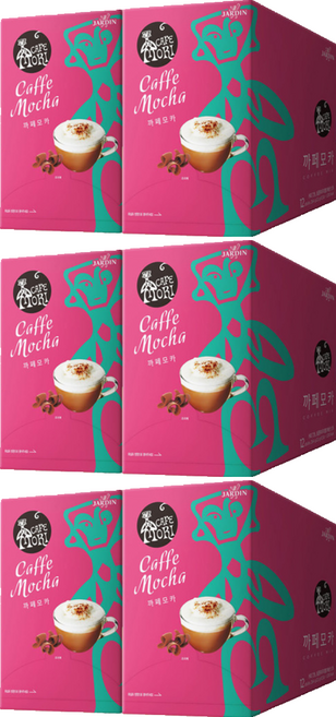 쟈뎅 까페모리 까페모카, 22g, 12개입, 6개