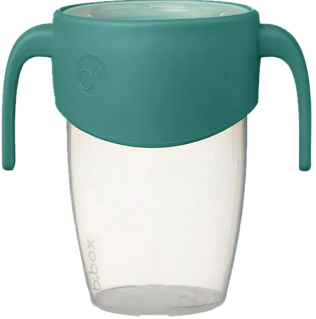 b.box 360度學習水杯 250ml 六個月以上適用, 翡翠綠, 1個