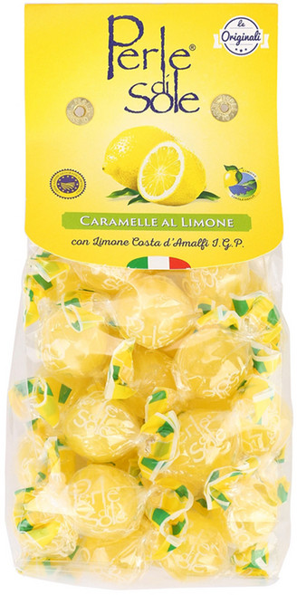 페를레디솔레 레몬 캔디, 200g, 1개
