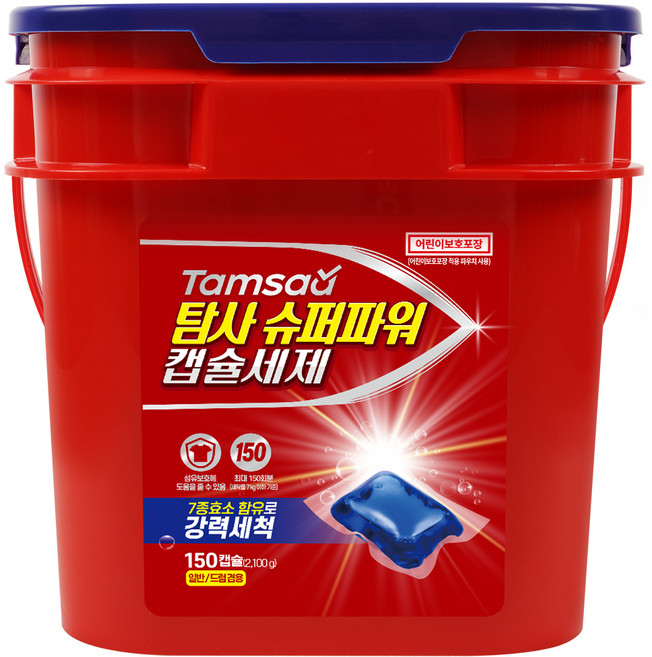 탐사 대용량 슈퍼파워 캡슐세제 효소 7종 함유 14g, 1개, 150개입