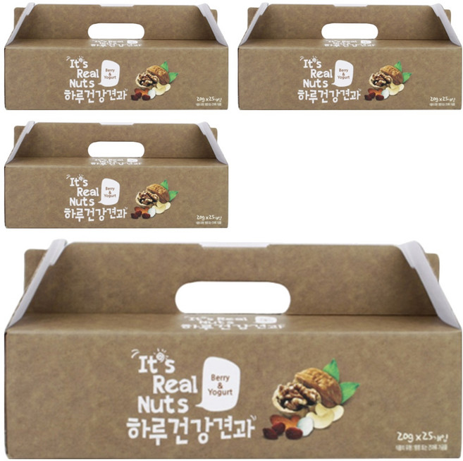 잇츠리얼넛츠 베리앤요거트 믹스넛, 500g, 4박스