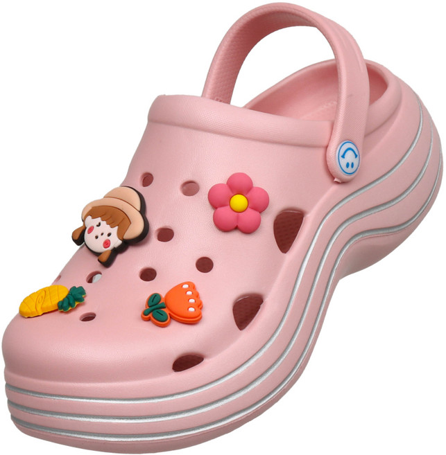 유세븐 여성 클로그 샌들 트윈테일