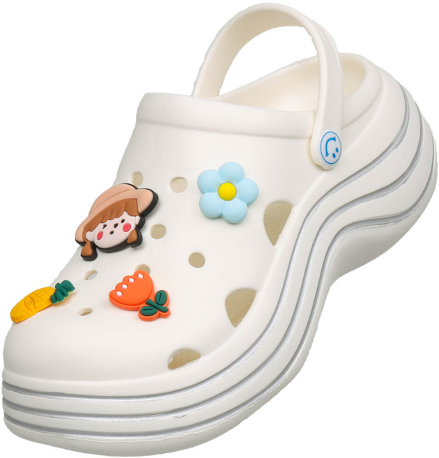 유세븐 여성 클로그 샌들 트윈테일