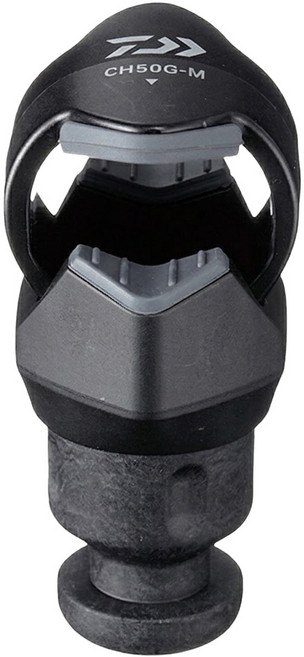 DAIWA 大和 船竿架鎖竿頭 CH50G M, 黑色, 1個