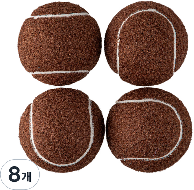 코멧 테니스공 가구발 커버, 브라운, 8개