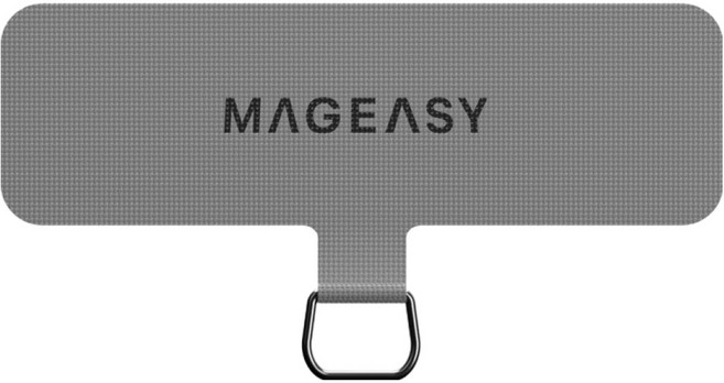 MAGEASY STRAP 掛繩片, 灰色, 1個