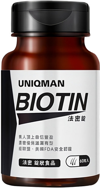 UNIQMAN 優仕曼 法密錠, 60顆, 1罐