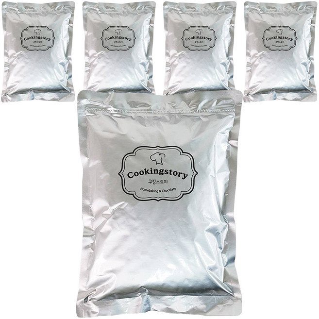 쿠킹스토리 밀크 컴파운드 코인 코팅초콜릿, 1kg, 5개
