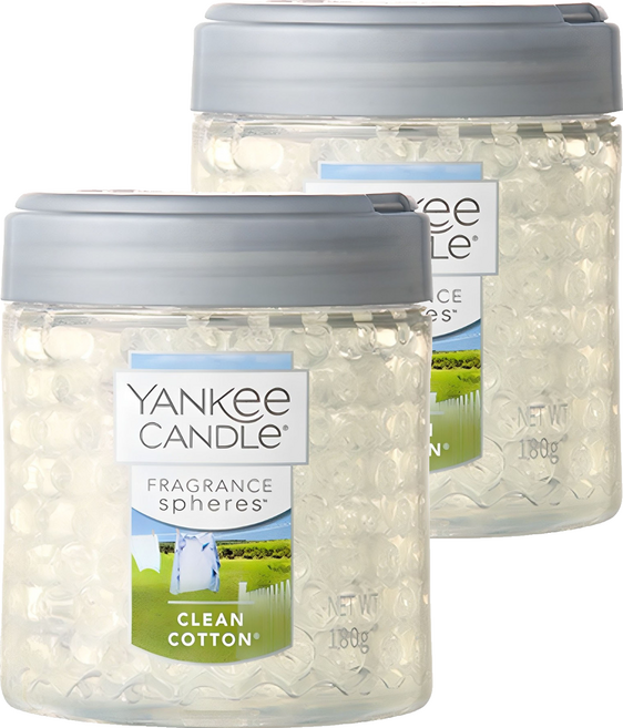 양키캔들 프래그런스 스피어스 차량용방향제, 2개, 클린코튼