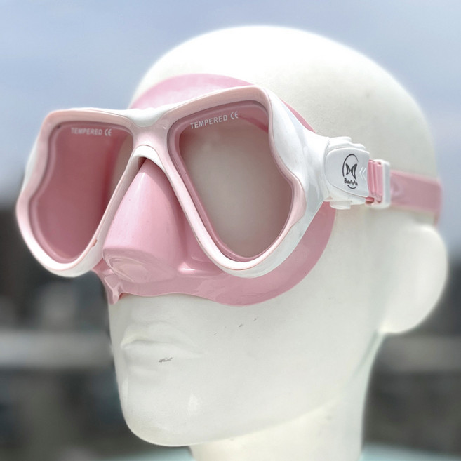 Butterfly Fish 蝴蝶魚 兒童潛水面鏡 適用年齡5-12歲 附收納盒, 粉色