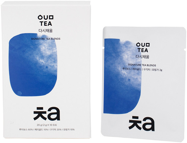 카페차 ㅊa 다시채움 루이보스 메리골드 구기자 모링가 블렌디드 티, 2g, 10개입, 1개