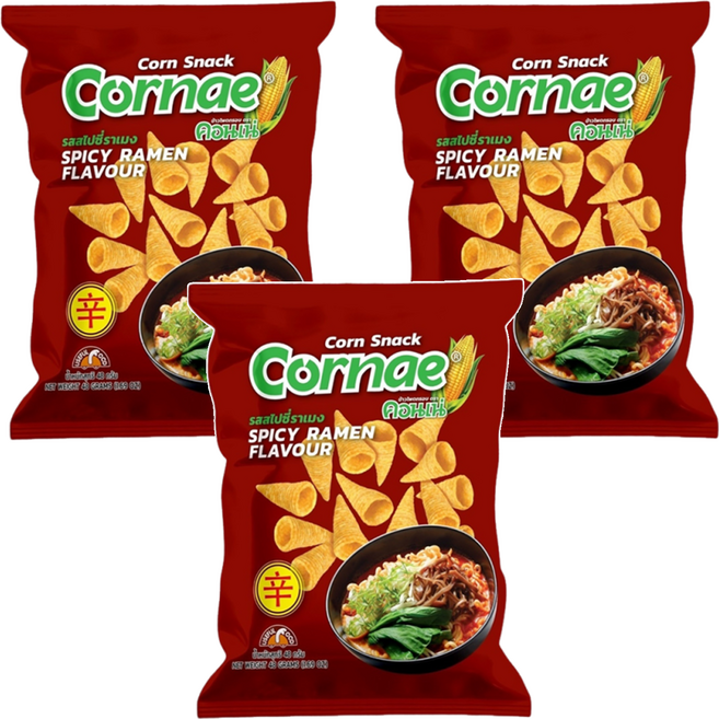 Cornae 泰國金牛角 拉麵, 48g, 3個