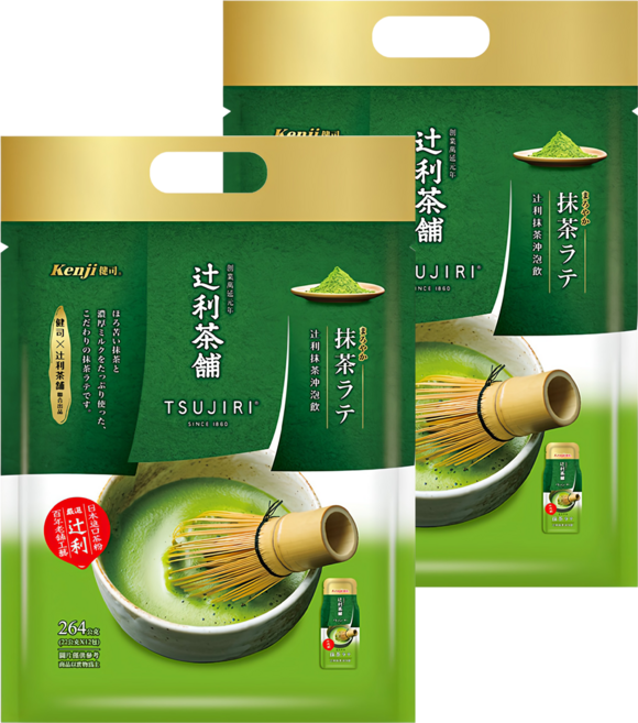 Kenji 健司 抹茶沖泡飲, 22g, 12包, 2袋