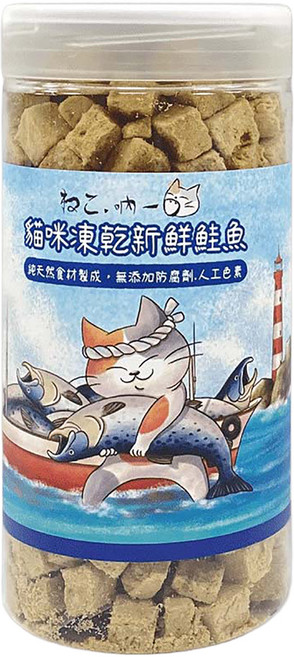 Neko 吶一口 貓咪凍乾 含Omega-3, 新鮮鮭魚, 95g, 1罐