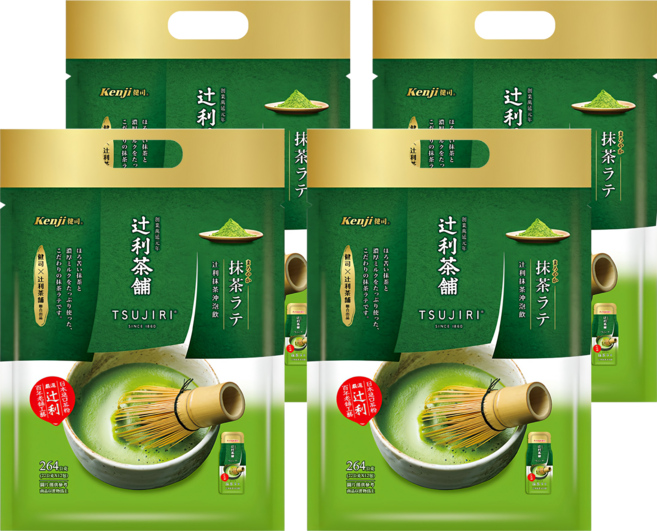 Kenji 健司 抹茶沖泡飲, 22g, 12包, 4袋