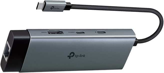 tp-link Type-C 6埠集線器 UH6120C, 灰色, 1個