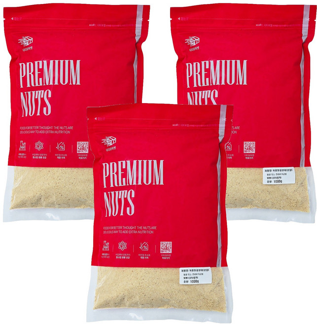 다다모마켓 볶음 땅콩 분태, 1kg, 3개