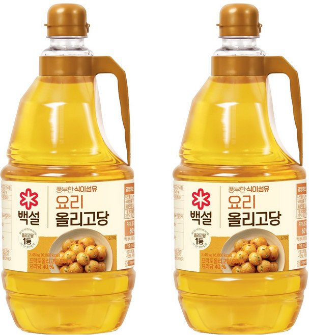 백설 요리 올리고당, 2.45kg, 2개