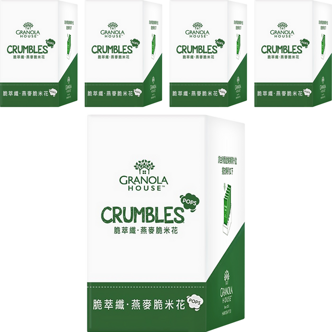 GRANOLA HOUSE 宴麥森林 脆米花 法式巧克力 6包, 192g, 5盒