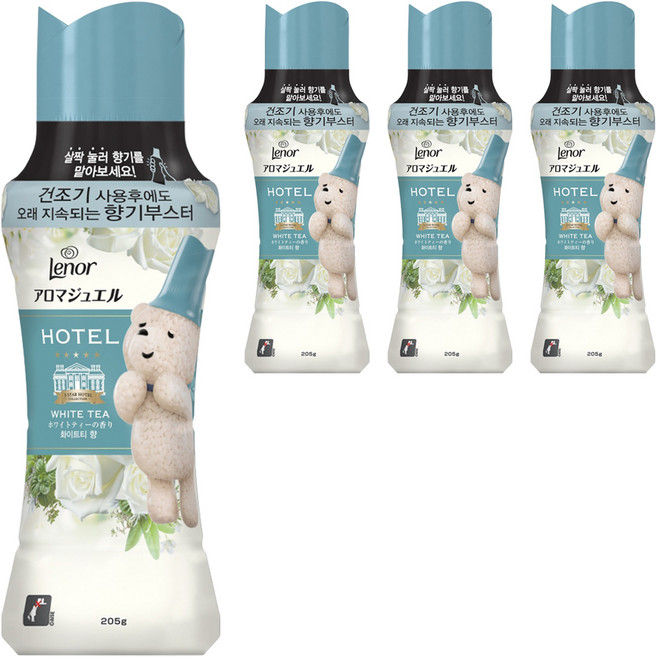 Lenor 蘭諾 香氛增強劑 白茶, 205g, 4個