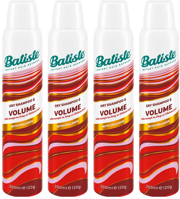 바티스트 드라이 샴푸 볼륨 HB, 200ml, 4개