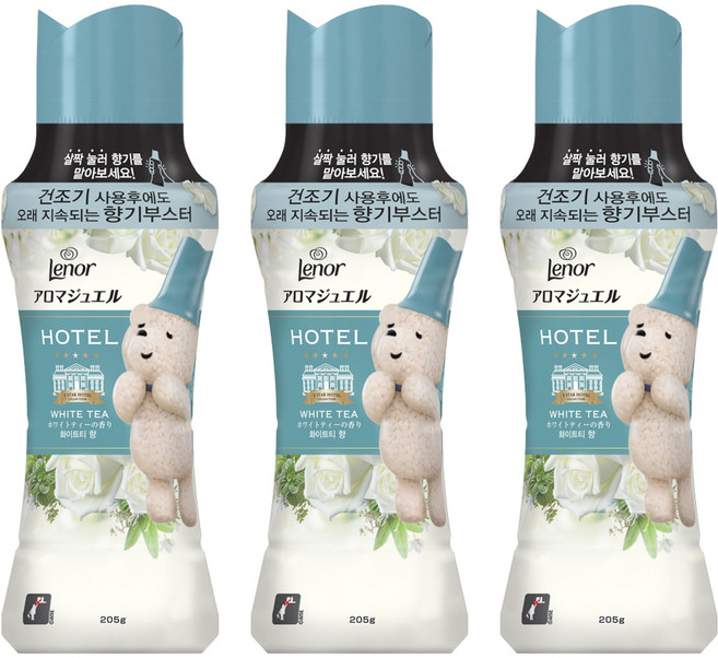 레노아 향기부스터 화이트티, 3개, 205g