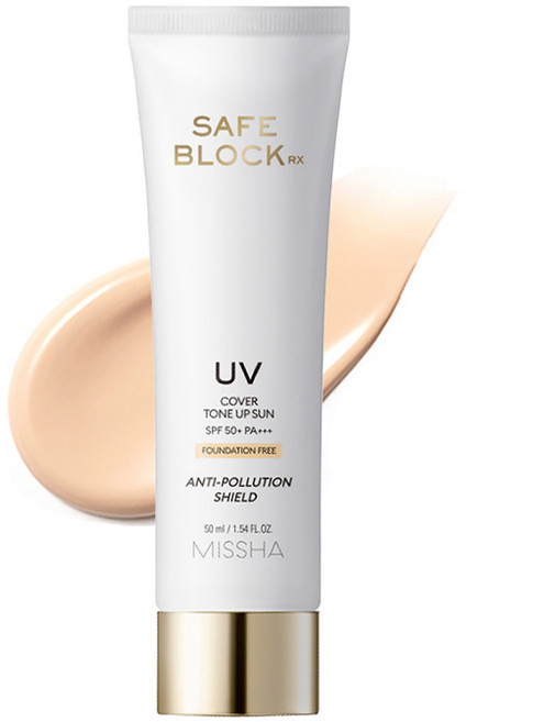 미샤 세이프 블록 RX 커버 톤업 선크림 SPF50+ PA++++, 50ml, 1개