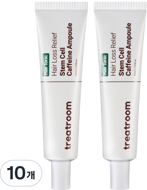트리트룸 헤어토닉 탈모완화 줄기세포 카페인 앰플, 10개, 30ml