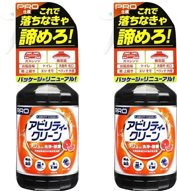 友和 Tipo's 頑固去汙酵素家庭用清潔劑 中性, 500ml, 2瓶