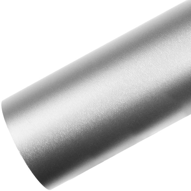 ROSEROSA 室內裝飾膜 髮絲紋 金屬壁貼 MG236, 銀色, 寬 60cm x 長 30m