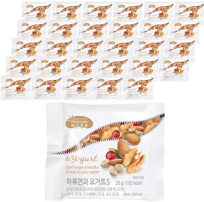 하루견과 요거트 믹스넛, 20g, 60개