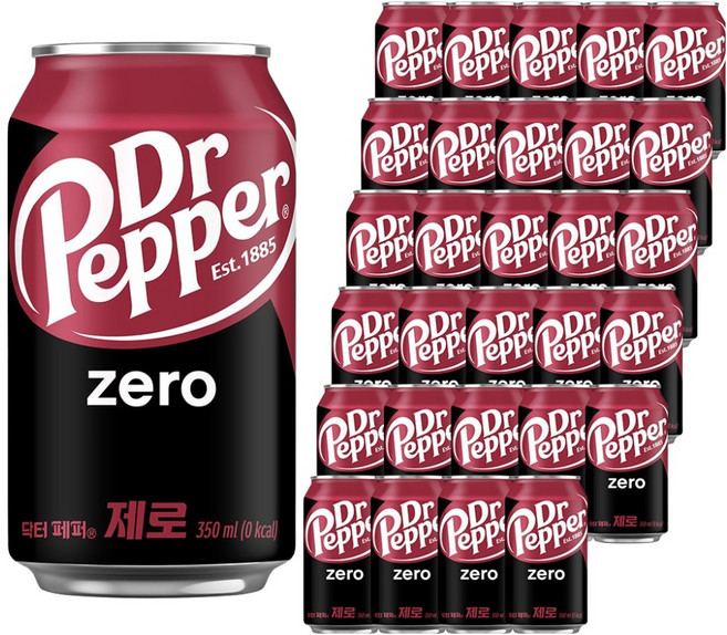 닥터페퍼 제로, 350ml, 72개