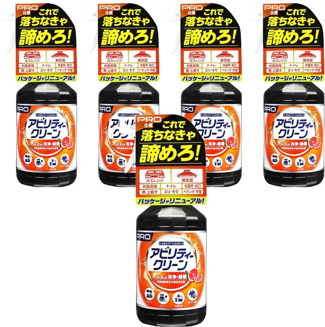友和 Tipo's 頑固去汙酵素家庭用清潔劑 中性, 500ml, 5瓶