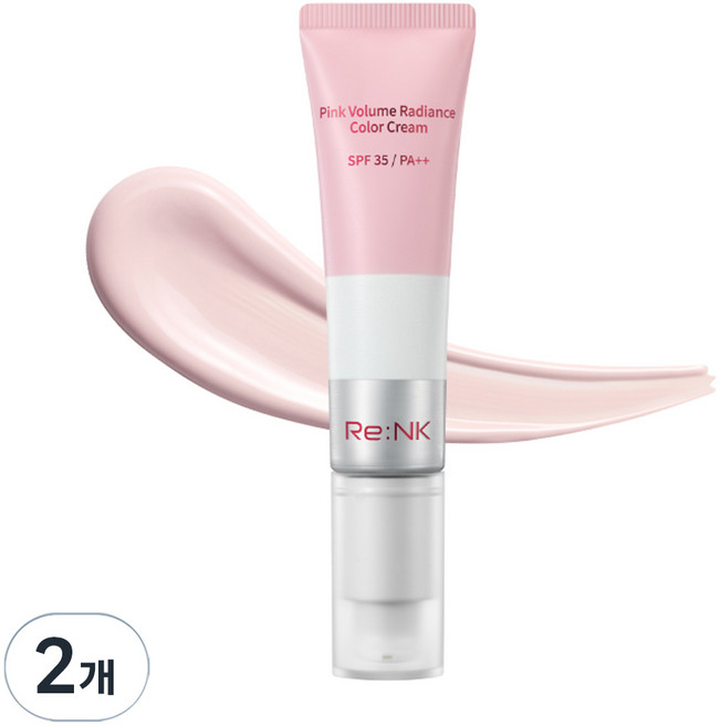 Re NK 豐盈光澤飾底乳 軟管型 30ml, 粉紅色, 2個